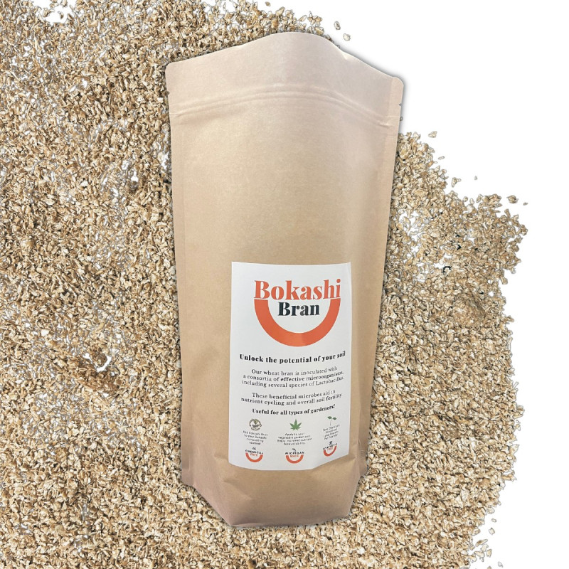 Bokashi Bran - 3lb - Large Bag  - Great for composting & gardening